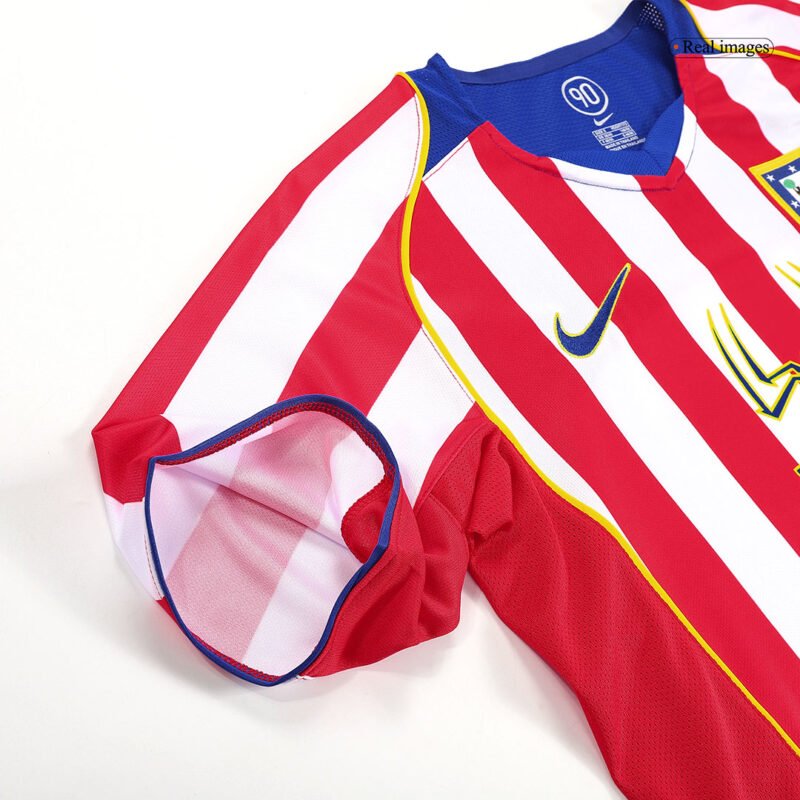 Camisola de Futebol Vintage Atlético de Madrid Home 2004/05