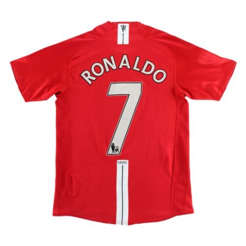 Vintage Fußball Trikot RONALDO #7 Manchester United Home 2007/08