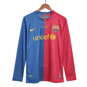 Vintage Soccer Shirts Barcelona Home Long Sleeve 2008/09 - UCL Final