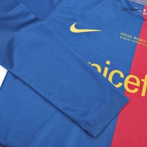 Vintage Soccer Shirts Barcelona Home Long Sleeve 2008/09 - UCL Final