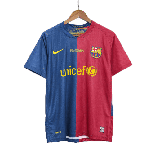 Vintage Soccer Shirts Barcelona Home 2008/09 - UCL Final