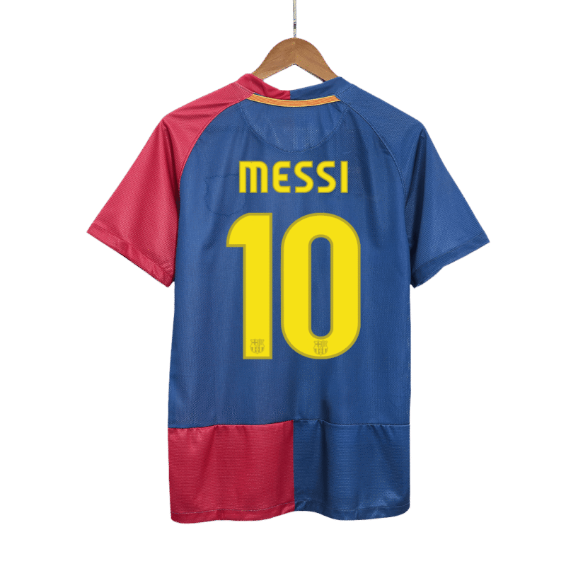 Camiseta fútbol vintage MESSI #10 Barcelona Home 2008/09 - UCL