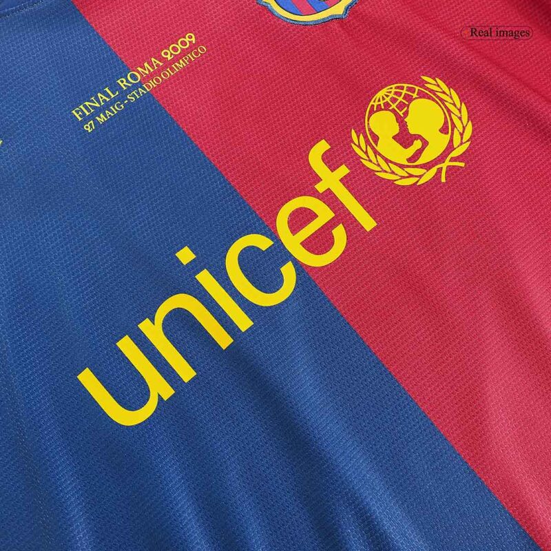 Camiseta fútbol vintage MESSI #10 Barcelona Home 2008/09 - UCL