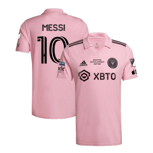 MESSI #10 Inter Miami CF Home Soccer Jersey 2023 - Leagues Cup Final