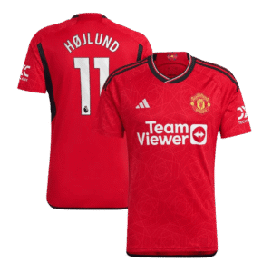 HØJLUND #11 Manchester United Home Soccer Jersey 2023/24