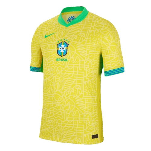 Brazil Home Authentic Soccer Jersey 2024