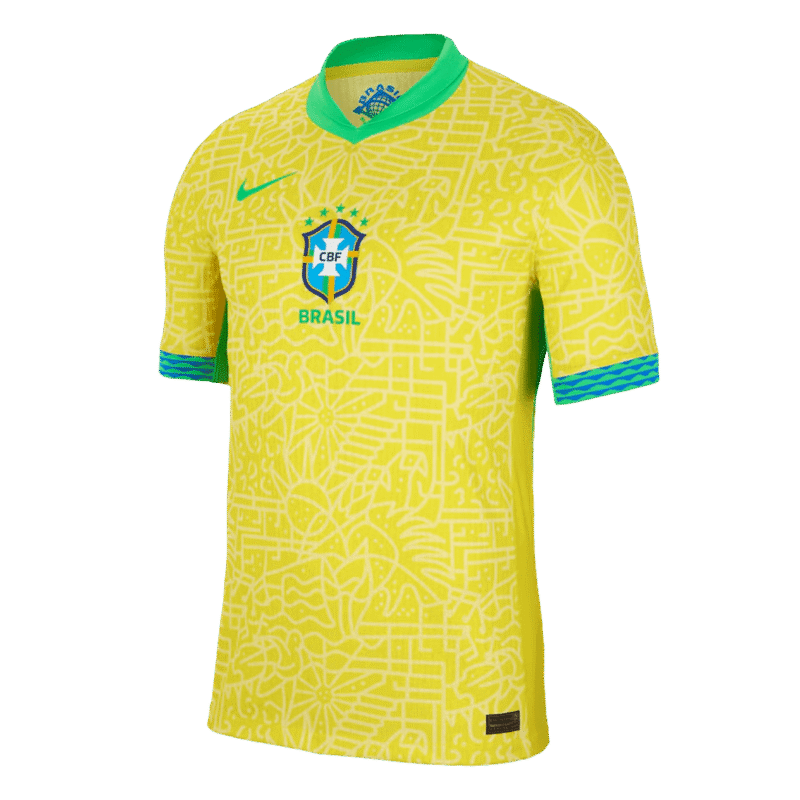 Brazil Home Authentic Soccer Jersey 2024