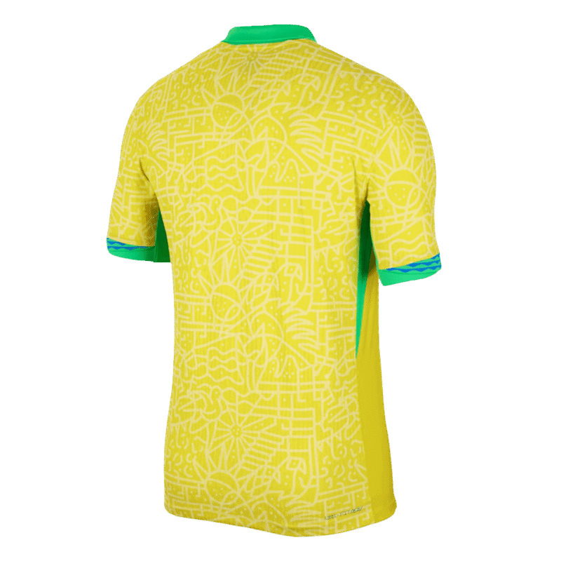 Brazil Home Authentic Soccer Jersey 2024