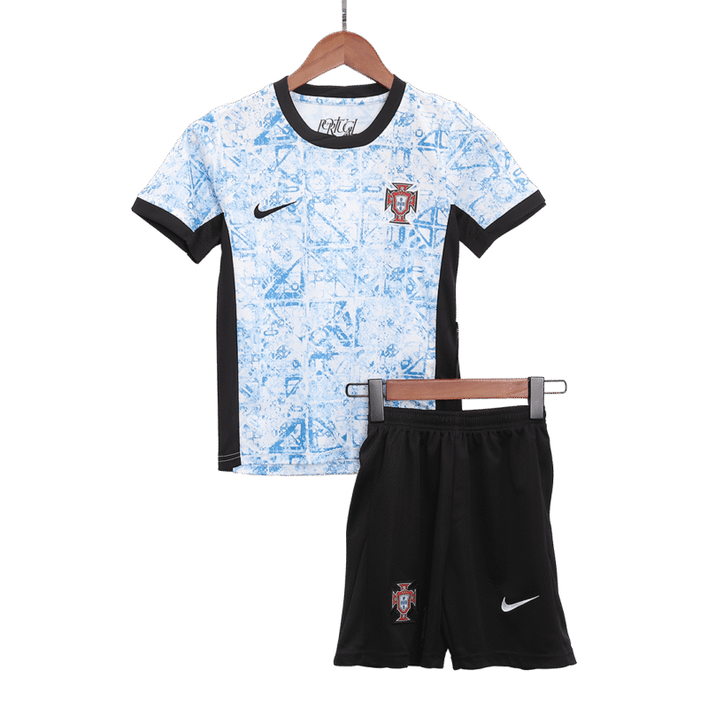 Portugal Away Kids Soccer Jerseys Kit EURO 2024