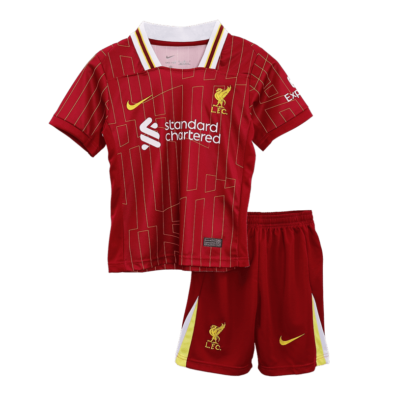 Liverpool Home Kids Soccer Jerseys Kit 2024/25