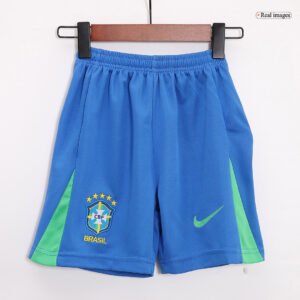 Brasil Home Kids Soccer Jerseys Kit Copa America 2024