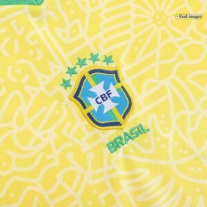 Brasil Home Kids Soccer Jerseys Kit Copa America 2024
