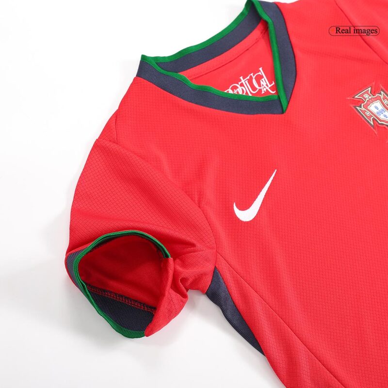 Portugal Home Kids Soccer Jerseys Kit EURO 2024