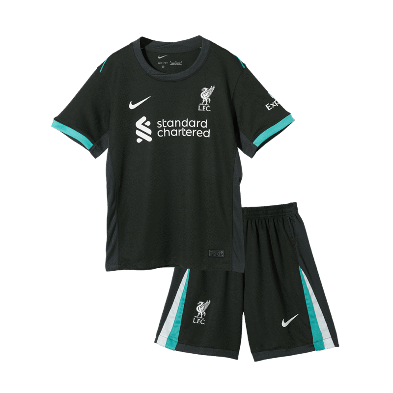 Liverpool Away Kids Soccer Jerseys Kit 2024/25