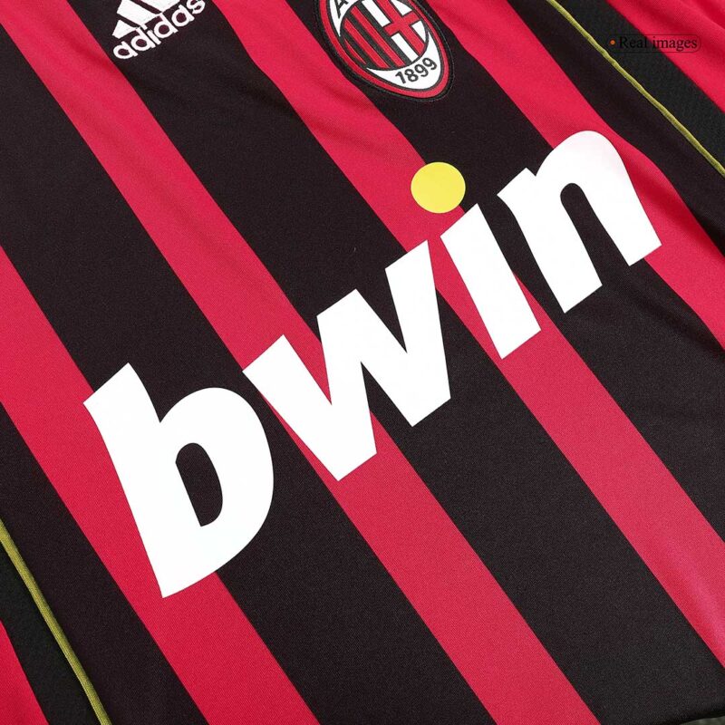 Vintage Soccer Jersey KAKA' #22 AC Milan Home 2006/07