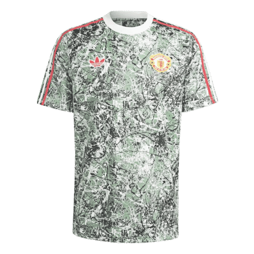 Manchester United X Stone Roses Pre-Match Soccer Jersey 2023/24 Green