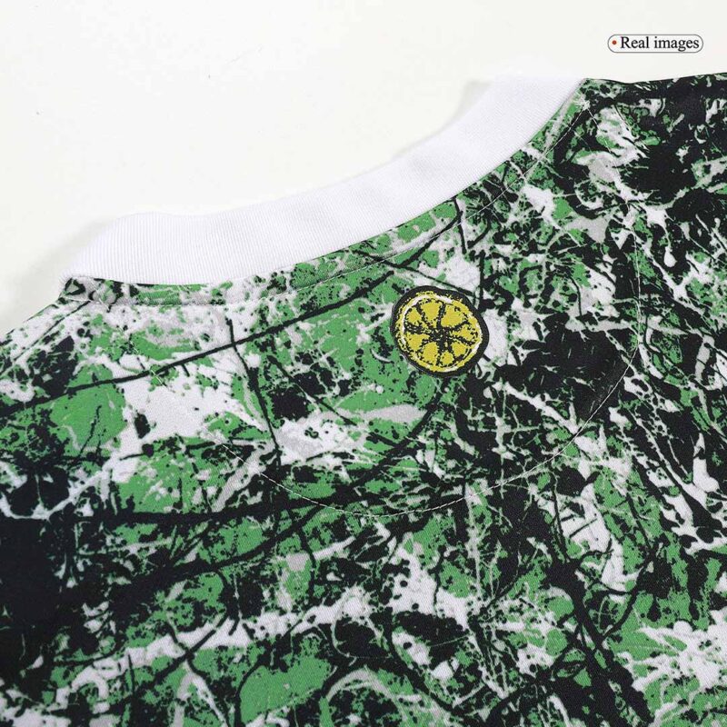 Manchester United X Stone Roses Pre-Match Soccer Jersey 2023/24 Green