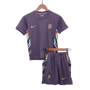 England Away Kids Soccer Jerseys Kit EURO 2024