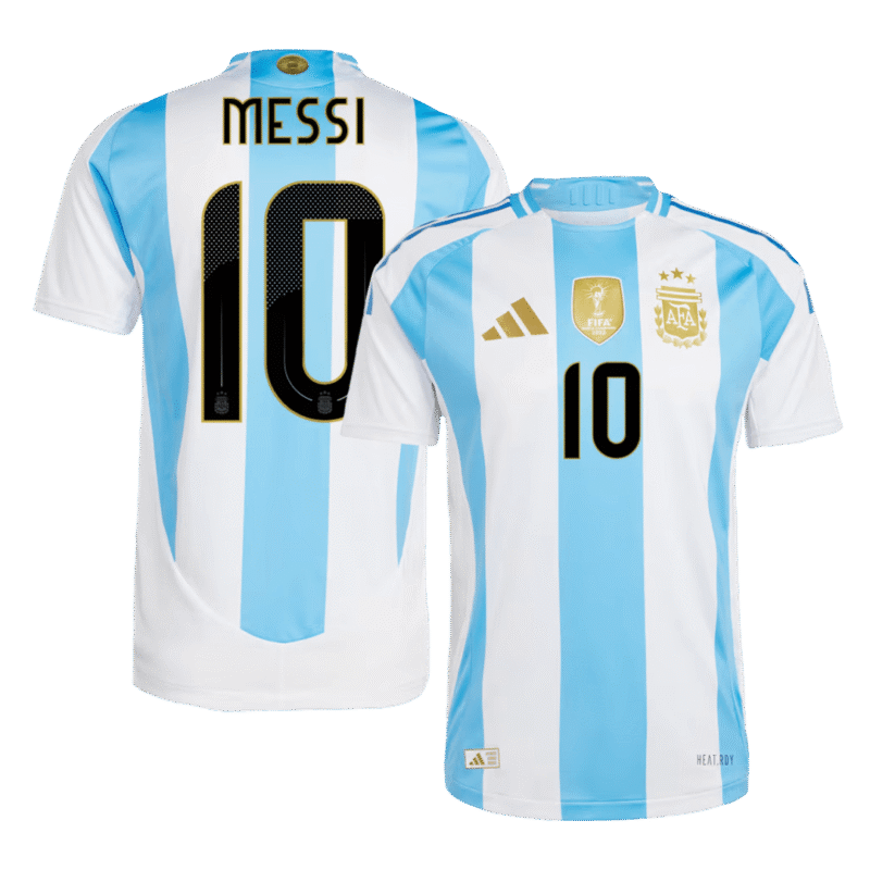 MESSI #10 Camisola de Futebol Autêntica da Argentina 2024