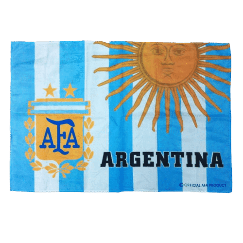 Drapeau de l'équipe d'Argentine Bleu