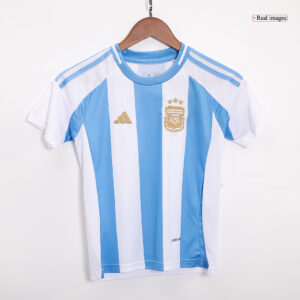 Argentine Home Kids Soccer Jerseys Kit 2024