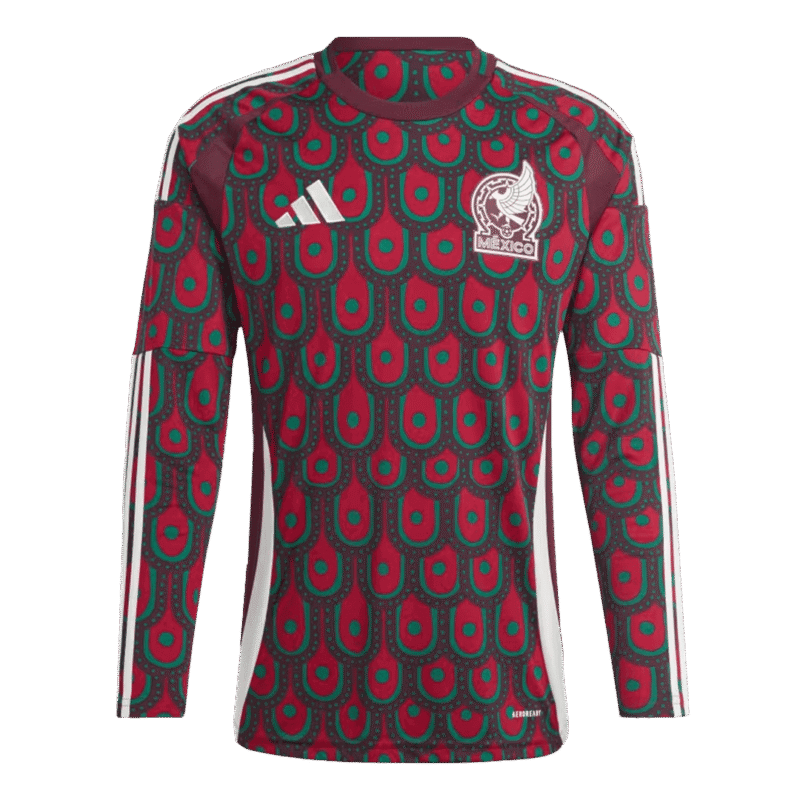 Mexico Home Long Sleeve Soccer Jersey Copa America 2024