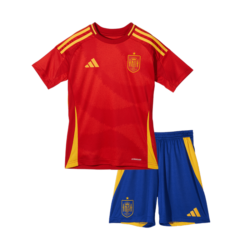 Spain Home Kids Soccer Jerseys Kit EURO 2024