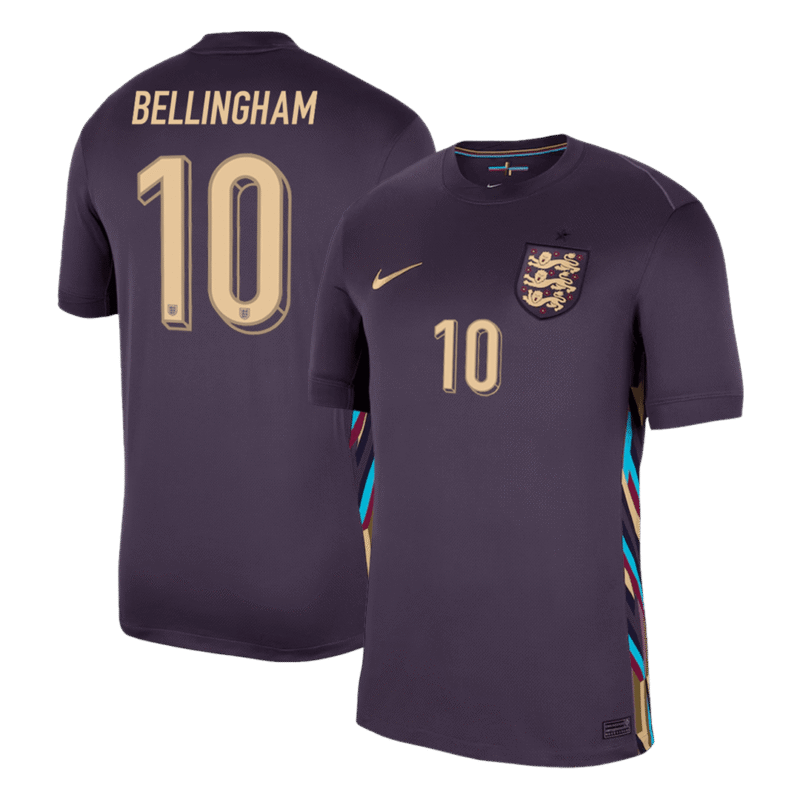 BELLINGHAM #10 England Away Soccer Jersey 2024