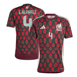 E.ÁLVAREZ #4 Mexico Home Soccer Jersey Copa America 2024