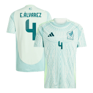 E.ÁLVAREZ #4 Mexico Away Soccer Jersey Copa America 2024