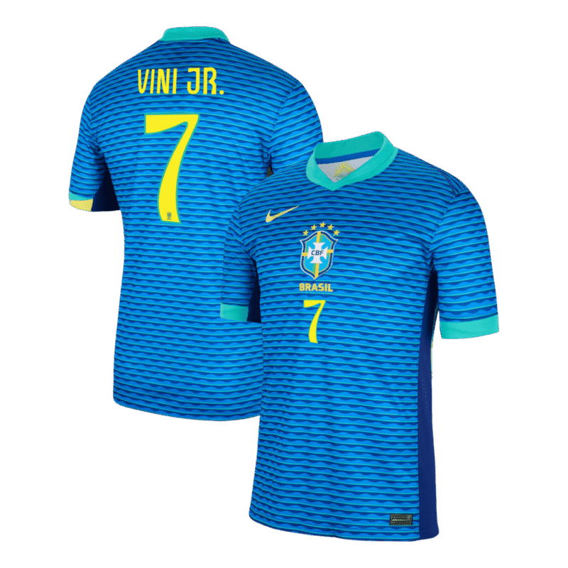 VINI JR. #7 Brazil Away Soccer Jersey Copa America 2024