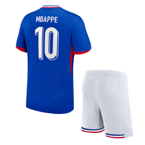 MBAPPE #10 France Home Kids Soccer Jerseys Kit EURO 2024