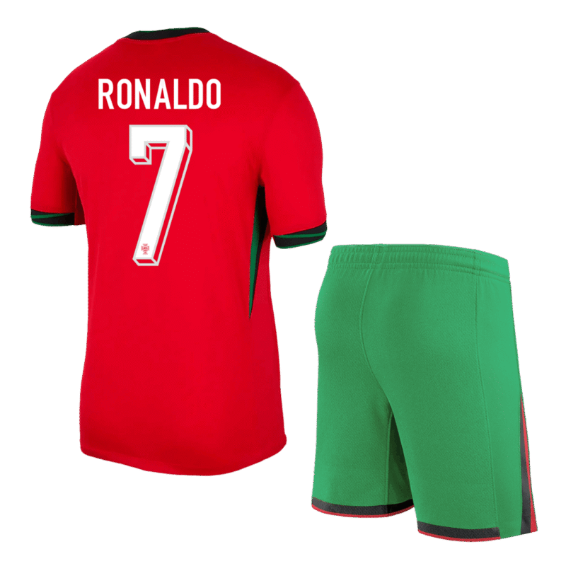 RONALDO #7 Portugal Home Jerseys Kit EURO 2024