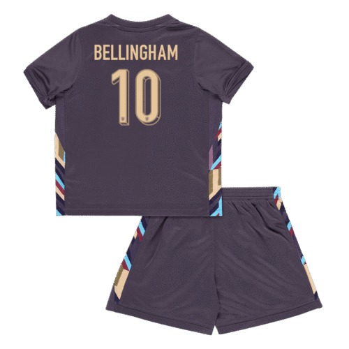 BELLINGHAM #10 England Away Kids Soccer Jerseys Kit EURO 2024