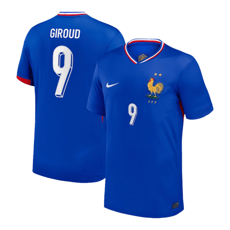 GIROUD #9 France Home Soccer Jersey EURO 2024