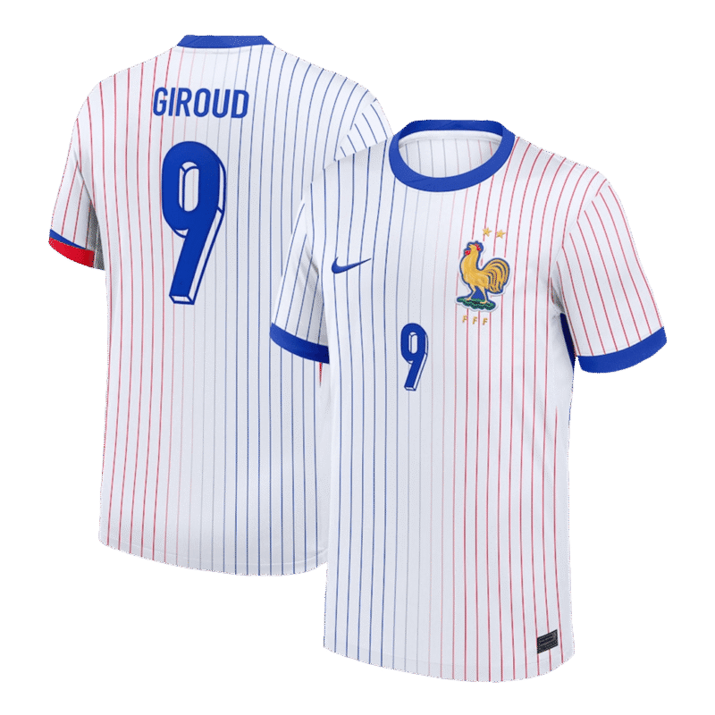 GIROUD #9 France Away Soccer Jersey EURO 2024