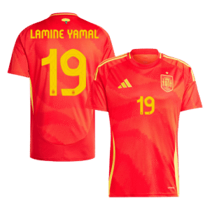LAMINE YAMAL #19 Maillot de foot Espagne EURO 2024