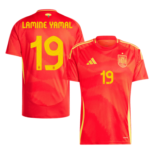 LAMINE YAMAL #19 Maillot de foot Espagne EURO 2024