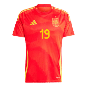LAMINE YAMAL #19 Maillot de foot Espagne EURO 2024