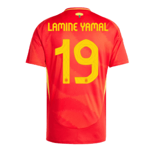 LAMINE YAMAL #19 Maillot de foot Espagne EURO 2024