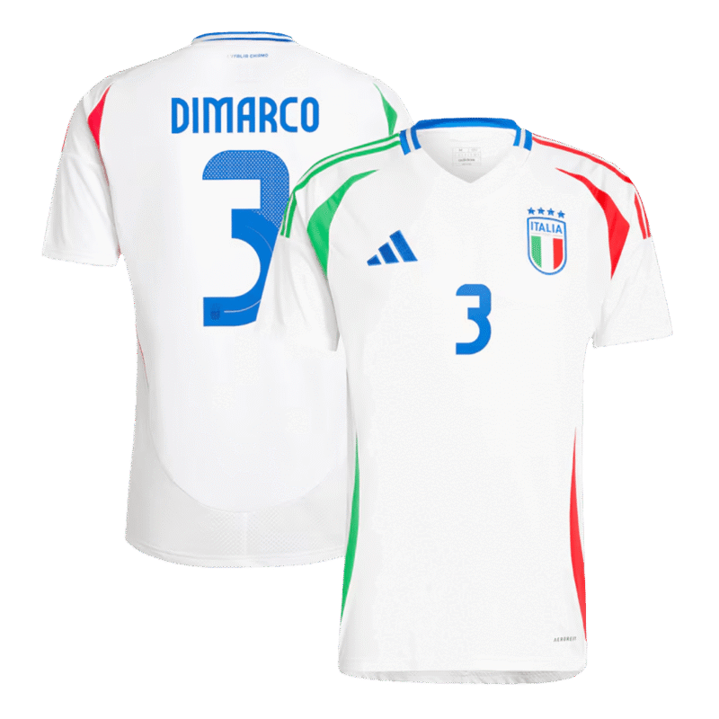 DIMARCO #3 Italy Away Soccer Jersey EURO 2024