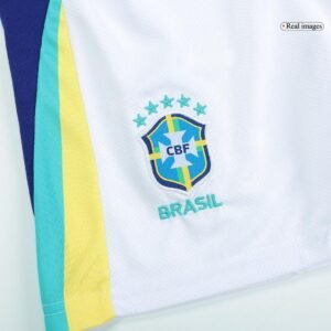 Brasil Away Kids Soccer Jerseys Kit Copa America 2024
