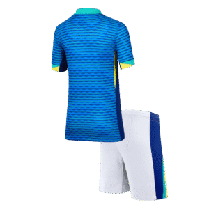 Brasil Away Kids Soccer Jerseys Kit Copa America 2024