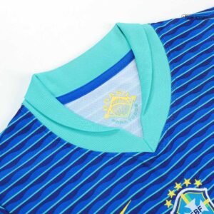 Brasil Away Kids Soccer Jerseys Kit Copa America 2024