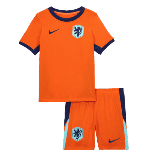 Netherlands Home Kids Soccer Jerseys Kit EURO 2024