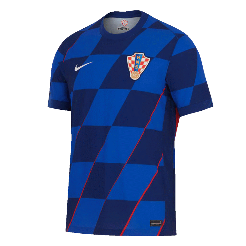 Camisola de Futebol Croácia Away EURO 2024