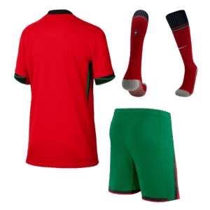 Portugal Home Kids Soccer Jerseys Full Kit EURO 2024