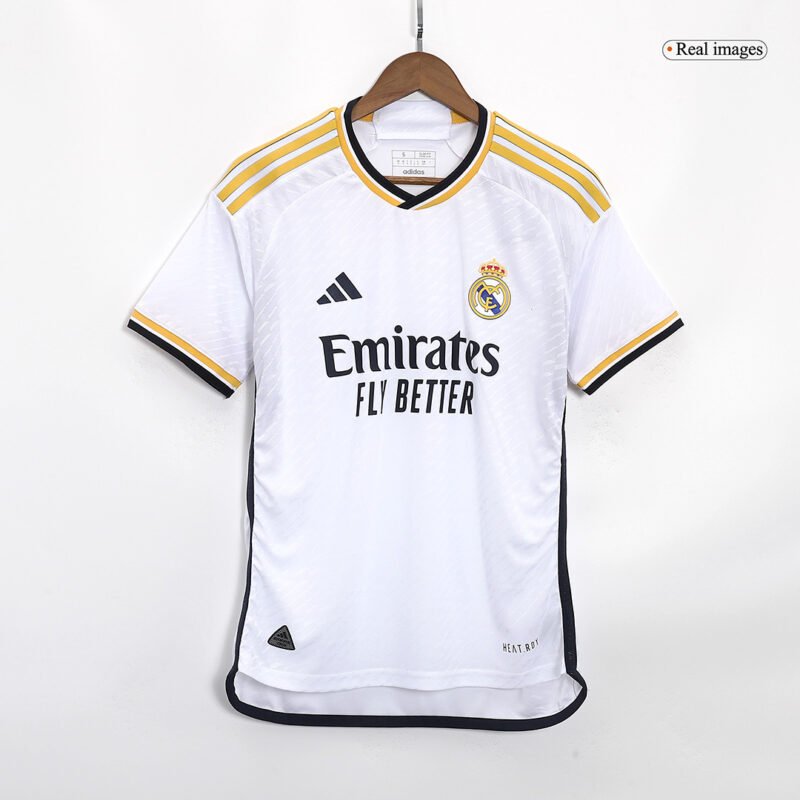 Real Madrid Home Authentic Soccer Jersey 2023/24 - UCL FINAL