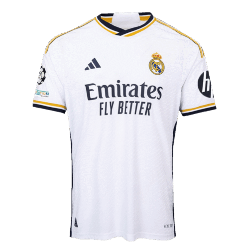 Real Madrid Home Authentic Soccer Jersey 2023/24 - UCL