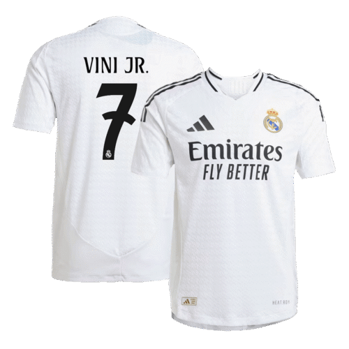 VINI JR. #7 Real Madrid Home Authentic Soccer Jersey 2024/25